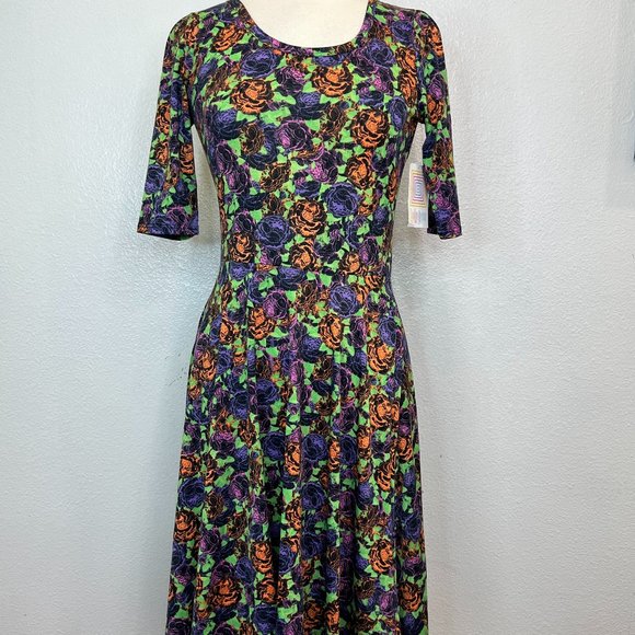 Dress Casual Midi By 7 For All Mankind In Floral Print, Size:M